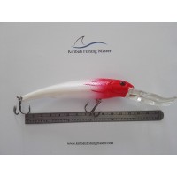 Diving Lure - Large - White red