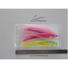 Squid Skirt Lure - 4 inch - Assorted - 4 pack
