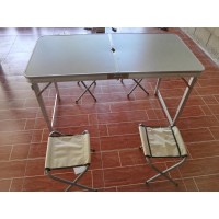 Folding Table Set with 4 Chairs